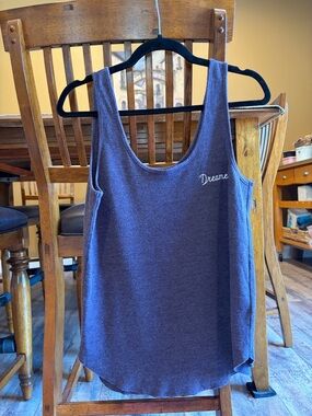 Spiritual Gangster Thermal Navy Scoop-Neck Dreamer Tank M